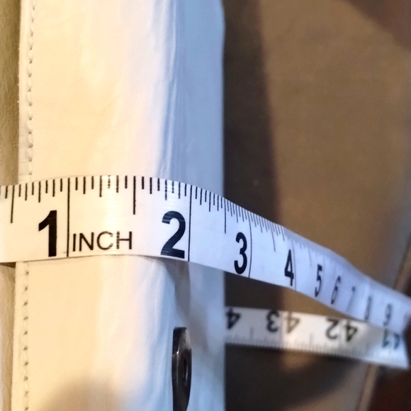 Shoulder Bag Purse -Leather - White -Made in Spain- Hispanitas - Picture 15 of 17